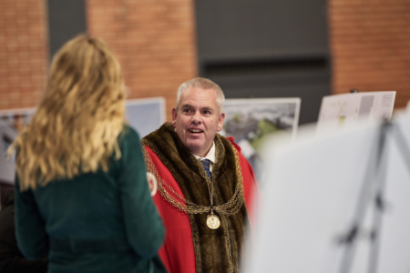 Ann Wall Director of People Wellbeing and Recruitment and Councillor Carl Annison Mayor 2048x1365