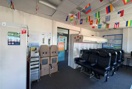 Mock Aircraft Cabin