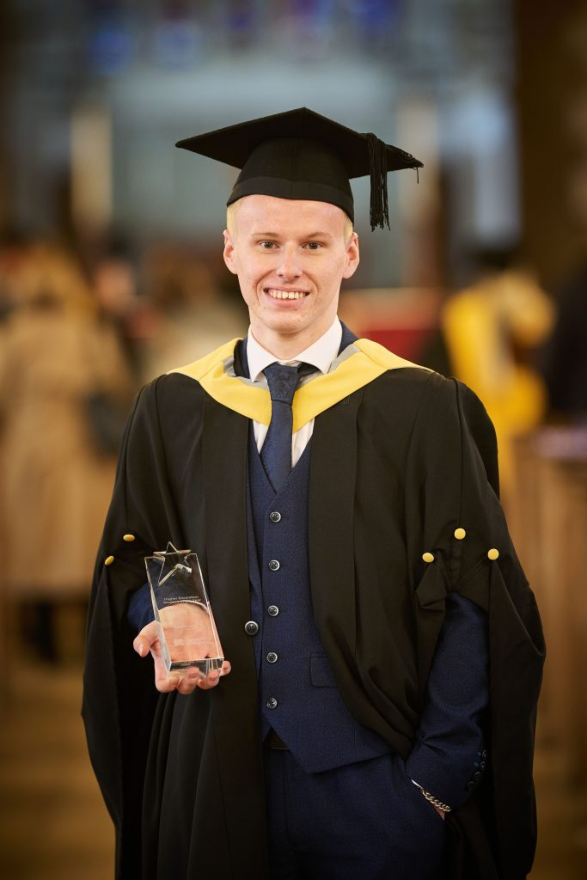 Aaron Gracey The Paddy Shaw Prize for Higher Education Student of the Year Winner 683x1024